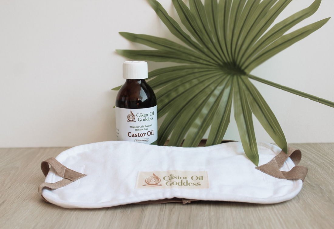Castor Oil Compress Pack - No Oils Included The Castor Oil Goddess